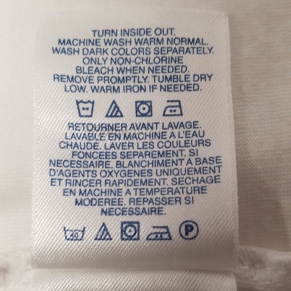 Lands’ End Relaxed Fit Supima Cotton Crewneck T-Shirt - Picture 6 of 7